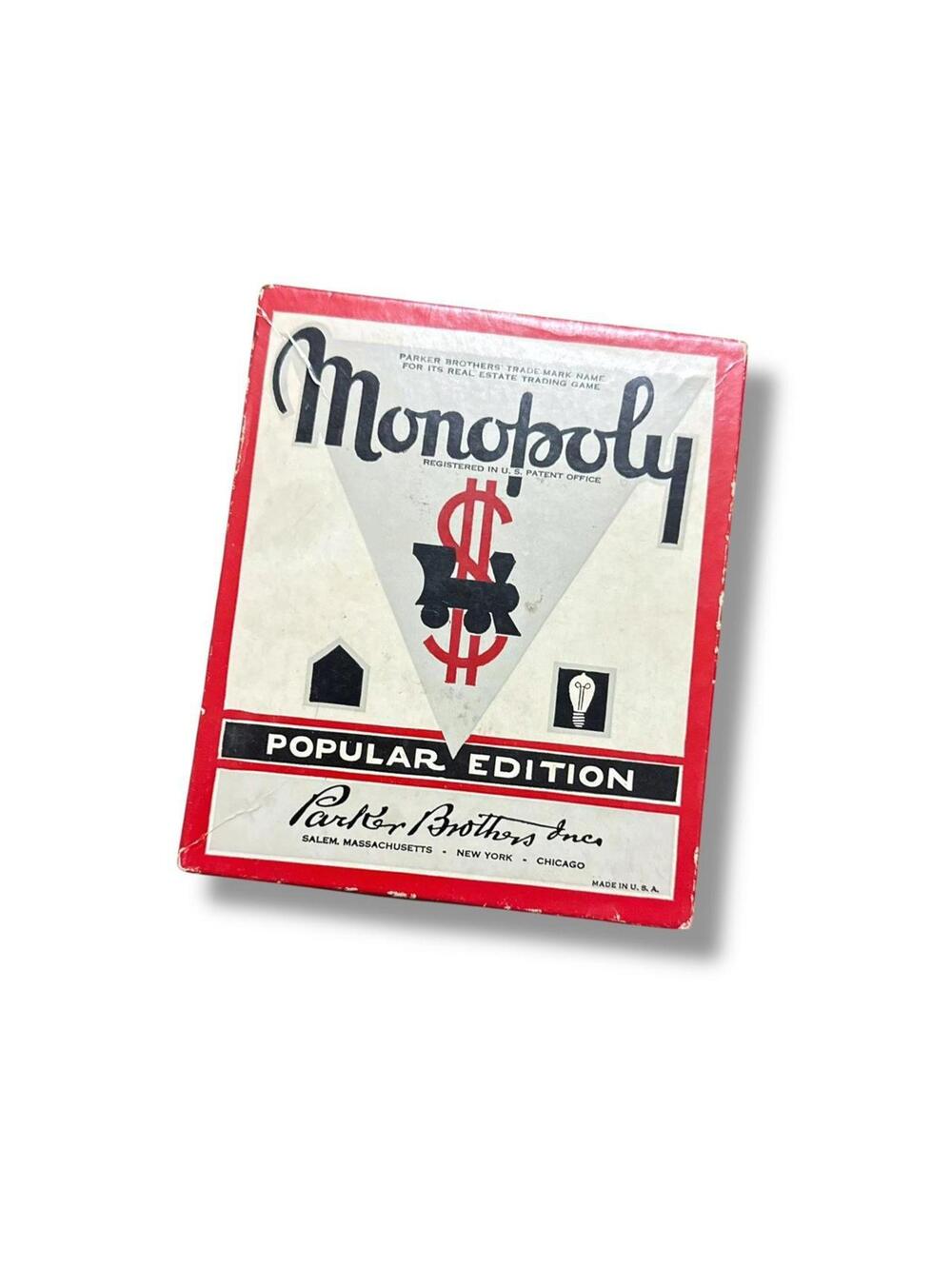 Vintage Parker Brothers Popular Edition Board Game